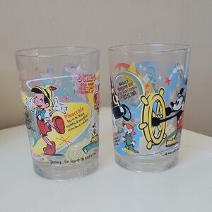 Disney Cartoon Character Glass Set - Multicolor